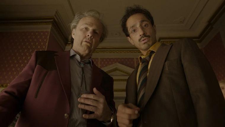Tom Cruise and Riz Ahmed in Digger