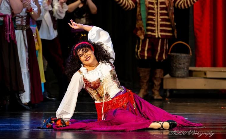 Harmoni Eiland in The Hunchback of Notre Dame (photo by Nat20 Photography)