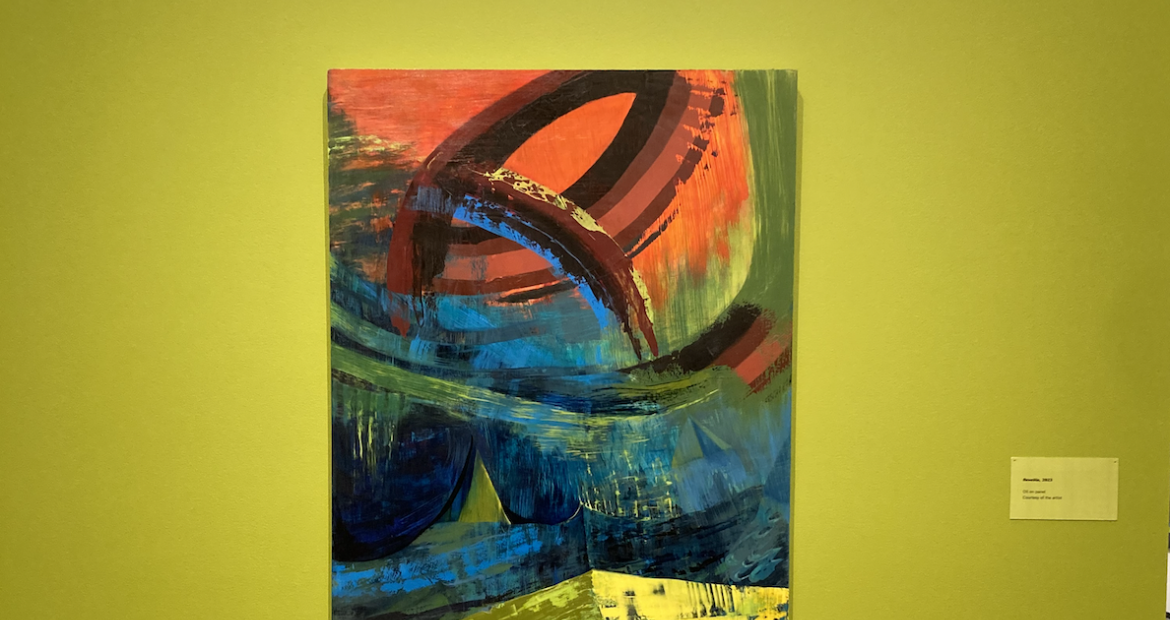 Kristin Quinn Luminous Flux Paintings from the Watershed Figge Art Museum Dec 2025