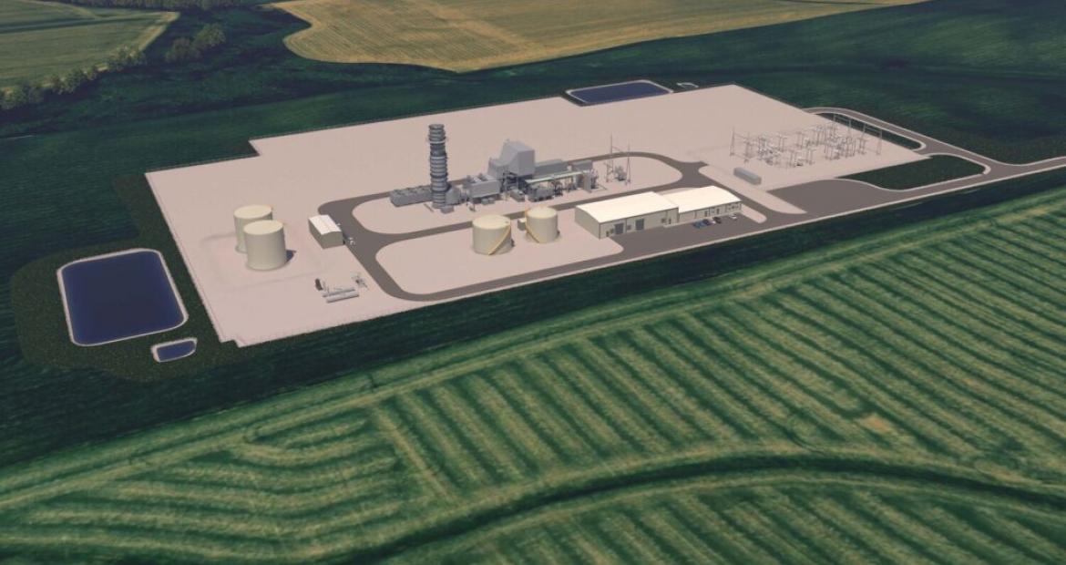Maysville Iowa Central Iowa Power Cooperative Plant Rendering 