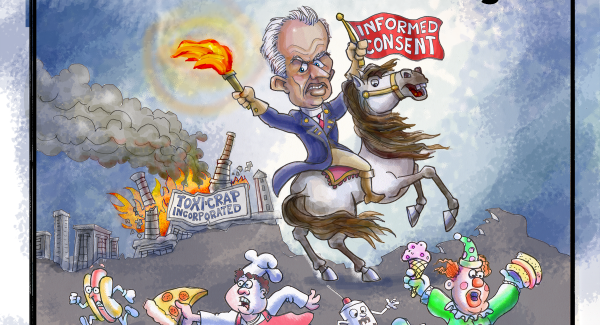 Ed Newmann Cartoon - Feb 2025 - RFK Jr to Head US Health Agency - Poison Peddlers Panicking!