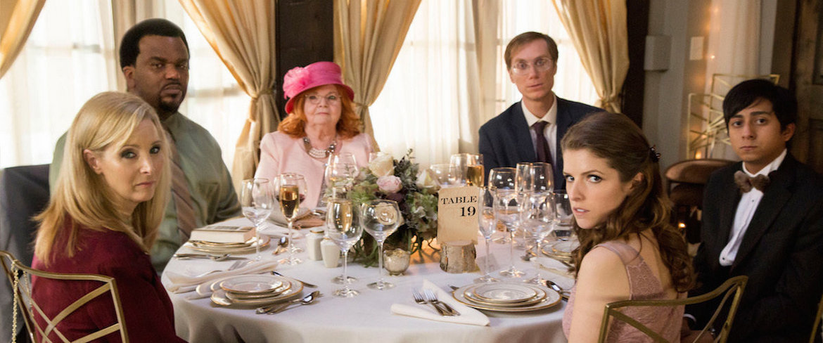 Lisa Kudrow, Craig Robinson, June Squibb, Stephen Merchant, Anna Kendrick, and Tony Revolori in Table 19